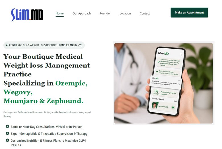 Slim.MD website screenshot